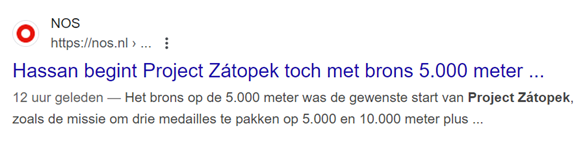project management voorbeeld
