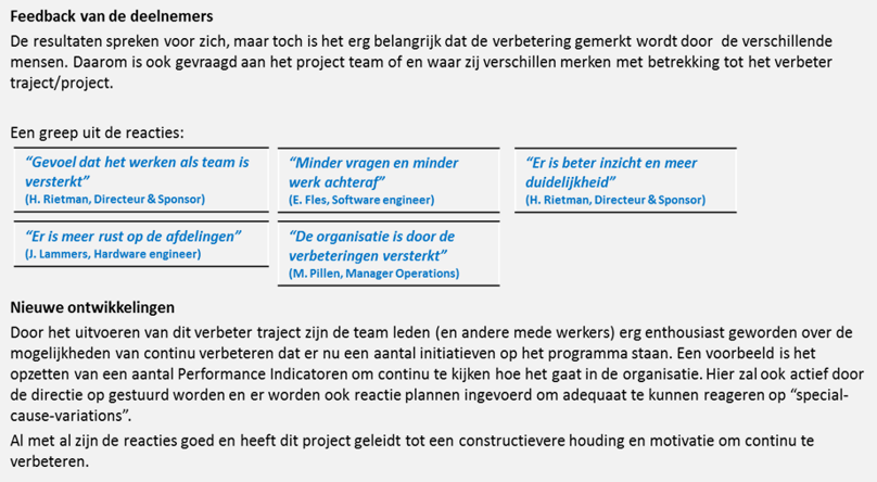 Evaluatie voorbeeld