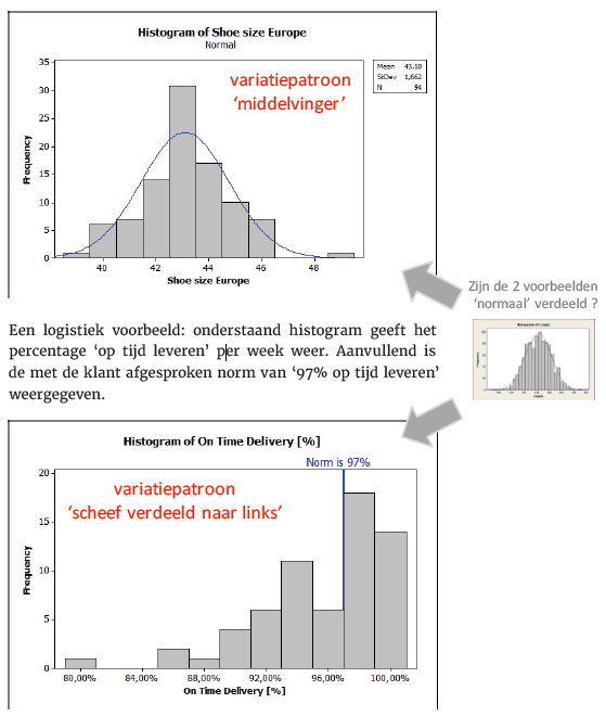Histogram voorbeeld